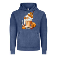 Vintage Denim Fall Coffee Vintage Hoodie - FaDigitalArtStudio