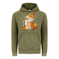 Vintage Olive Fall Coffee Vintage Hoodie - FaDigitalArtStudio