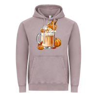 Vintage Zinc Fall Coffee Vintage Hoodie - FaDigitalArtStudio