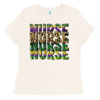 Bone nurse mardi gras Ladies Tee - CowGirlArtShop