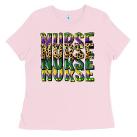 Nurse Mardi Gras Ladies Tee | Teevron