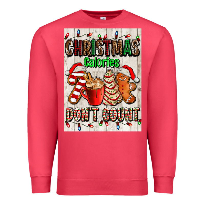 Christmas Calories Dont Count Premium Sweatshirt by AdoDesignShop | Teevron
