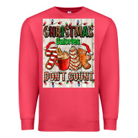 Cardinal Christmas calories dont count Premium Sweatshirt - AdoDesignShop