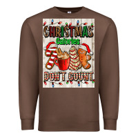 Chestnut Christmas calories dont count Premium Sweatshirt - AdoDesignShop