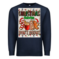 Navy Christmas calories dont count Premium Sweatshirt - AdoDesignShop