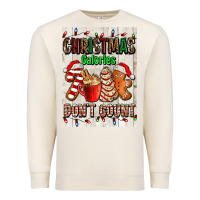 Sandshell Christmas calories dont count Premium Sweatshirt - AdoDesignShop