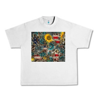 Lunar Rock America Flag Leopard Gemstone Sunflower Urban Heavy Tee - CowCowDesign