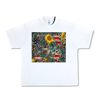 America Flag Leopard Gemstone Sunflower Urban Heavy Tee | Teevron