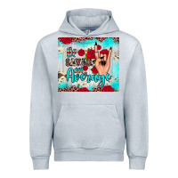 Heather Grey be savage not average Urban Hoodie - JahusDesignShop