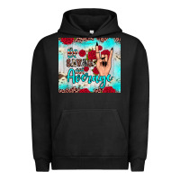 Pigment Black be savage not average Urban Hoodie - JahusDesignShop