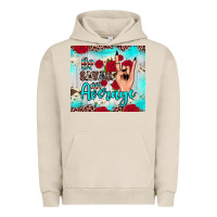 Pigment French Oak be savage not average Urban Hoodie - JahusDesignShop
