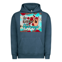 Pigment Midnight Navy be savage not average Urban Hoodie - JahusDesignShop