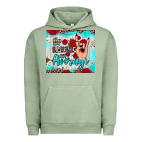 Pigment Oil Green be savage not average Urban Hoodie - JahusDesignShop