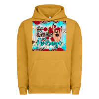 Pigment Peanut Butter be savage not average Urban Hoodie - JahusDesignShop