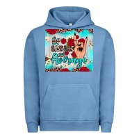 Pigment Pebble Blue be savage not average Urban Hoodie - JahusDesignShop