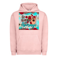 Pigment Salmon be savage not average Urban Hoodie - JahusDesignShop