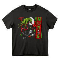 Asphalt Christmas Character Heavy Core Tee - NancyCooperArtShop