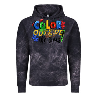 Cloud Black Color outside the lines Vintage Hoodie - FaDigitalArtStudio