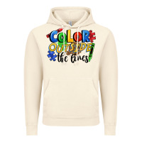 Vintage Artic Color outside the lines Vintage Hoodie - FaDigitalArtStudio