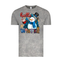 Cloud Rock hello winter Vintage Tee - OliviaCreatesArt