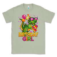 Matcha 4th birthday girl t rex pink Classic Tee - CowGirlArtShop