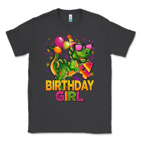 Smoke 4th birthday girl t rex pink Classic Tee - CowGirlArtShop