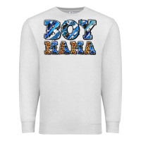 Oatmeal Heather boy mama Premium Sweatshirt - AdoDesignShop