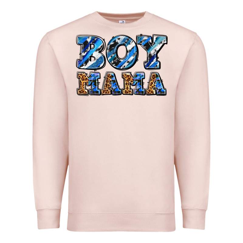 Boy Mama Premium Sweatshirt by AdoDesignShop | Teevron