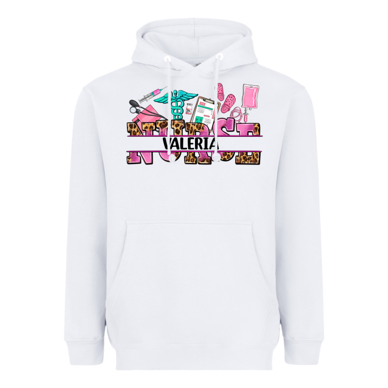Nurse Custom Name Heavyweight Hoodie by AdoDesignShop | Teevron