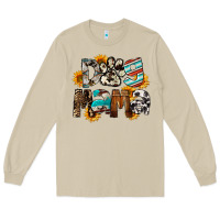 Mushroom Dog Mama Mother's Day Long Sleeve Tee - FaDigitalArtStudio