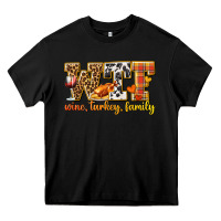 Black WTF Wine Turkey Family Heavy Core Tee - texasbilliewilder