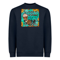 Navy cold like my soul  mug coaster Heavyweight Sweatshirt - BarkalooDesign