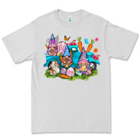 Dove Grey Easter gnomies with truck Easter Day Premium Tee - HowdyJamesFarm