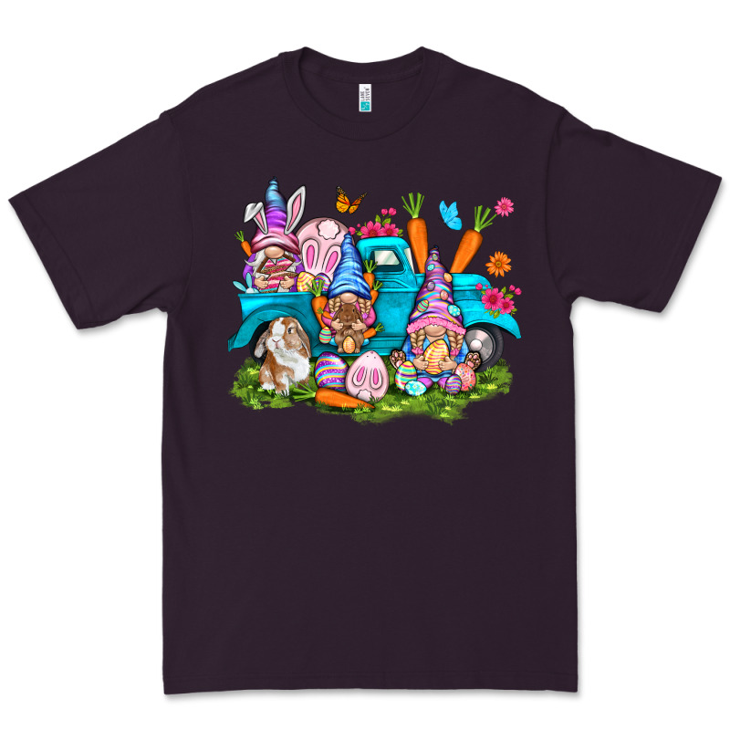 Easter Gnomies With Truck Easter Day Premium Tee by HowdyJamesFarm | Teevron
