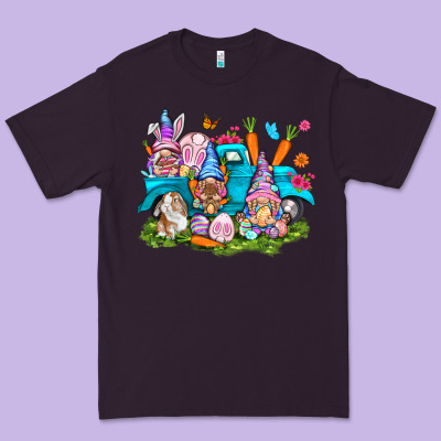 Easter Gnomies With Truck Easter Day Premium Tee Designed By Howdyjamesfarm