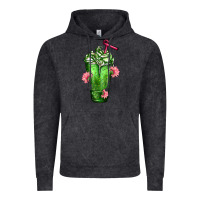 Vintage Black Western Cactus Cold Frappe Vintage Hoodie - FaDigitalArtStudio