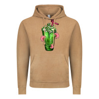 Vintage Camel Western Cactus Cold Frappe Vintage Hoodie - FaDigitalArtStudio