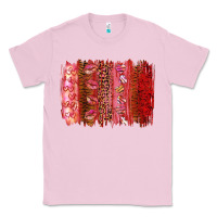 Bubblegum Pink Valentine's Day Brushstrokes Classic Tee - RanaPortraitStore