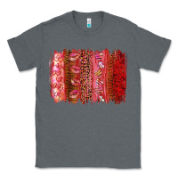 Charcoal Heather Valentine's Day Brushstrokes Classic Tee - RanaPortraitStore