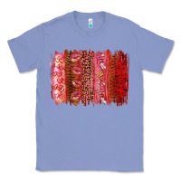 Colony Blue Valentine's Day Brushstrokes Classic Tee - RanaPortraitStore