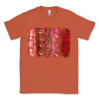 Copper Valentine's Day Brushstrokes Classic Tee - RanaPortraitStore