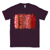 Plum Valentine's Day Brushstrokes Classic Tee - RanaPortraitStore