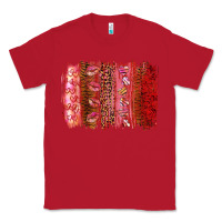 Red Valentine's Day Brushstrokes Classic Tee - RanaPortraitStore