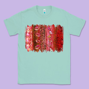 Valentine's Day Brushstrokes Classic Tee Designed By Ranaportraitstore