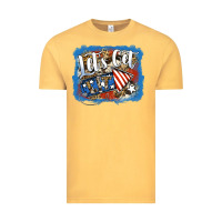 Vintage Mustard Let's Get Lit Vintage Tee - Jasminsmagicworld