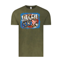 Vintage Olive Let's Get Lit Vintage Tee - Jasminsmagicworld