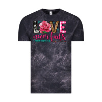 Cloud Black love never fails Vintage Tee - OliviaCreatesArt