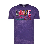 Cloud Purple love never fails Vintage Tee - OliviaCreatesArt