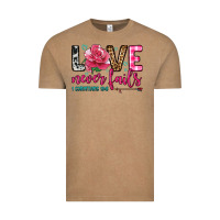 Love Never Fails Vintage Tee | Teevron