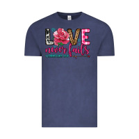 Vintage Denim love never fails Vintage Tee - OliviaCreatesArt